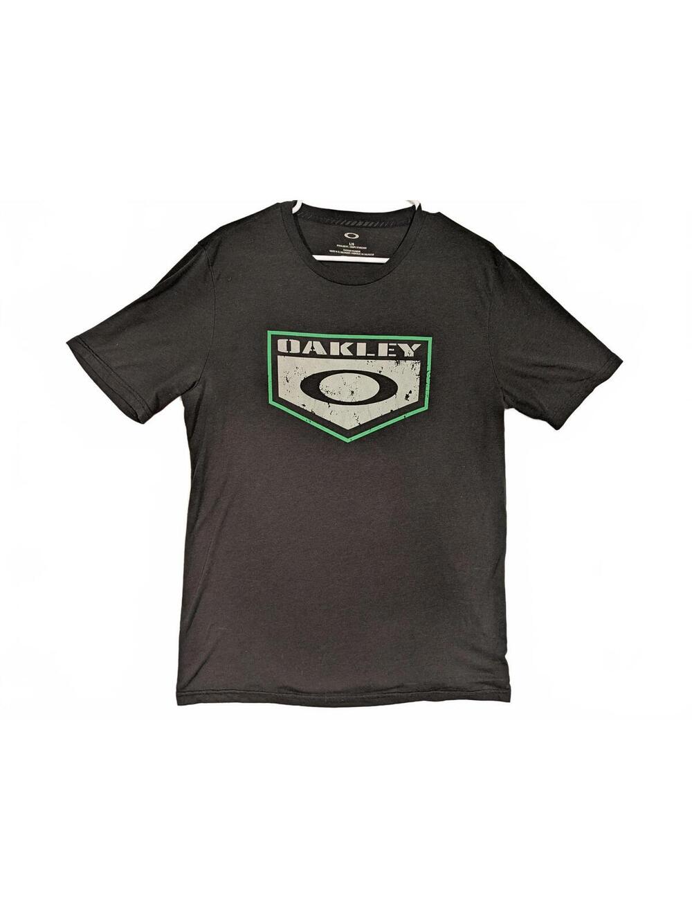 Oakley Shield Logo Graphic Athletic Casual T-Shirt Mens Large